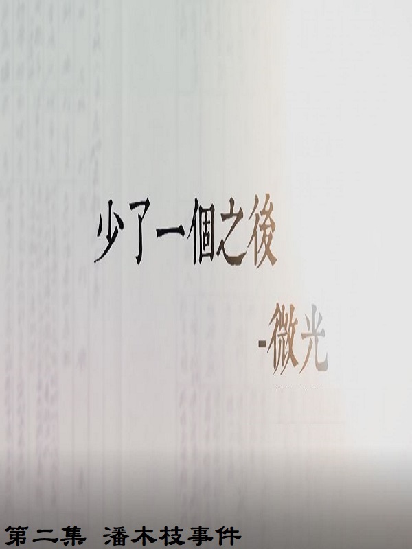 少了一個之後 微光. (二). 第二集 潘木枝事件