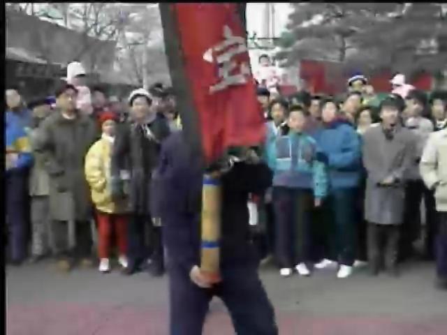 人間舞者-8
中幡─巨大幡旗交傳舞動