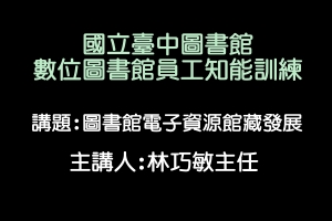 圖書館電子資源館藏發展